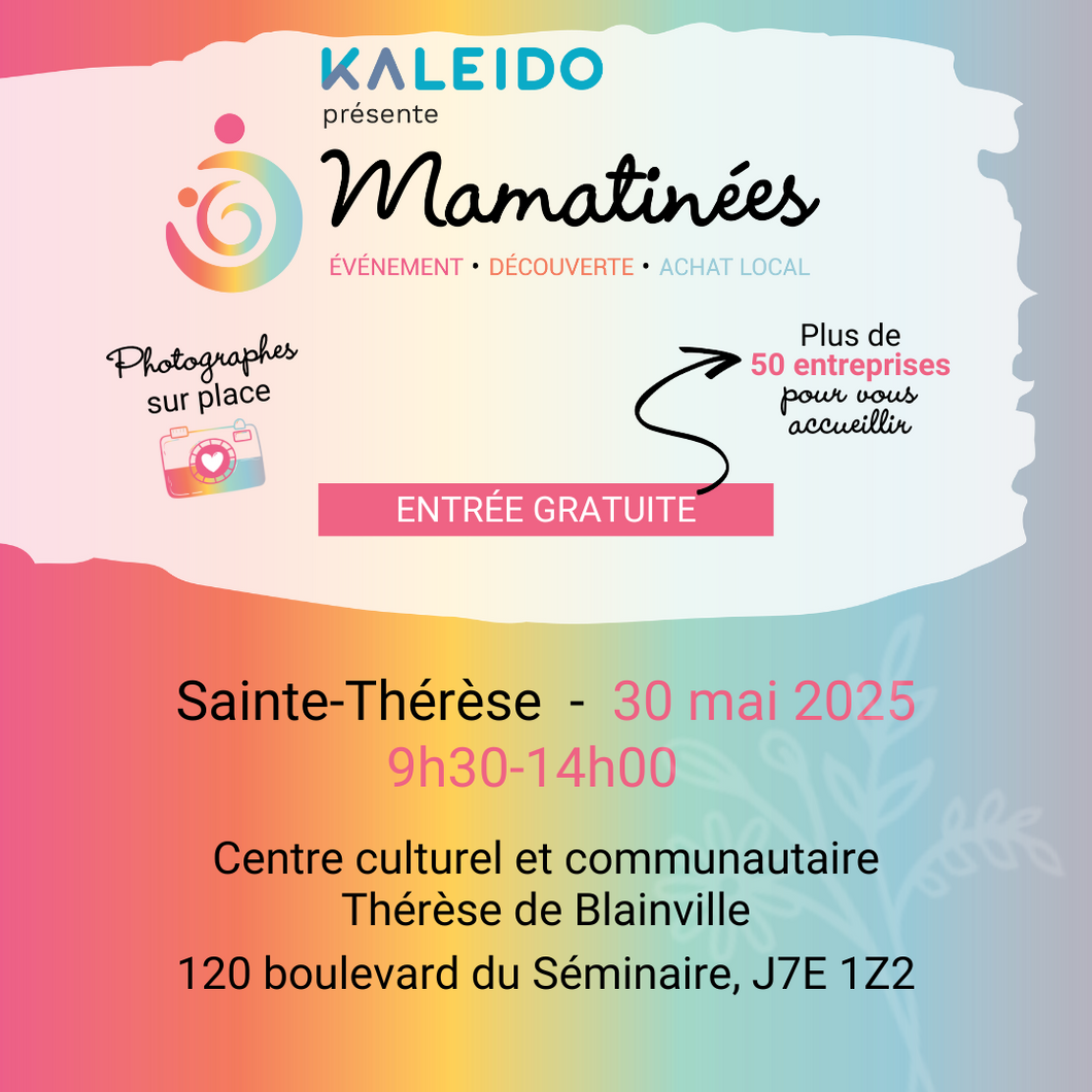 30 mai 2025 | Sainte-Thérèse | Location d'un kiosque