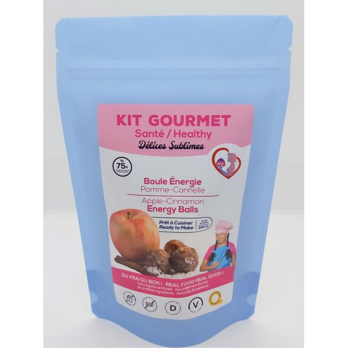 Kit Gourmet - Boules Énergies Pomme-Cannelle